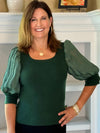 Emerald Elegance Sweater