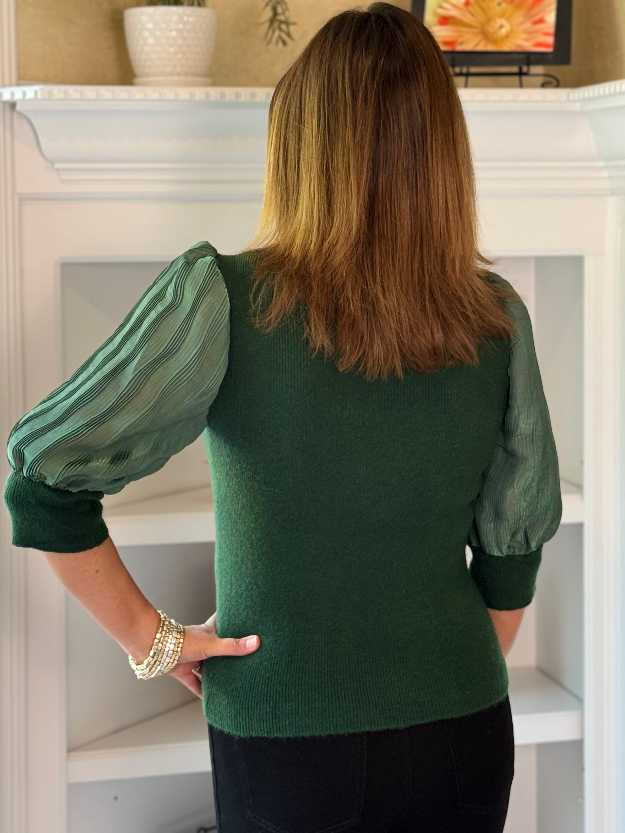 Emerald Elegance Sweater