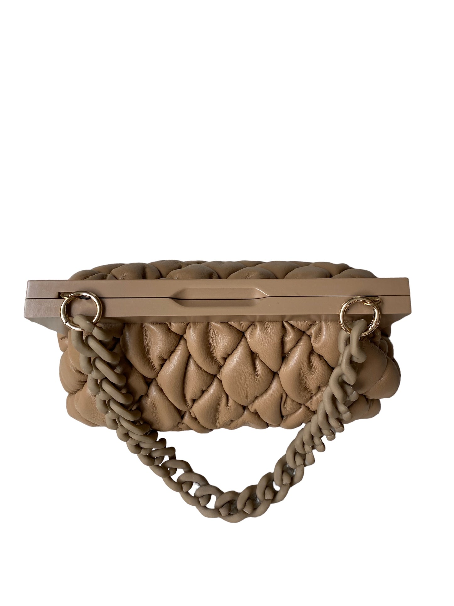 Chain Strap Handbag - Beige – Zinnia Cain