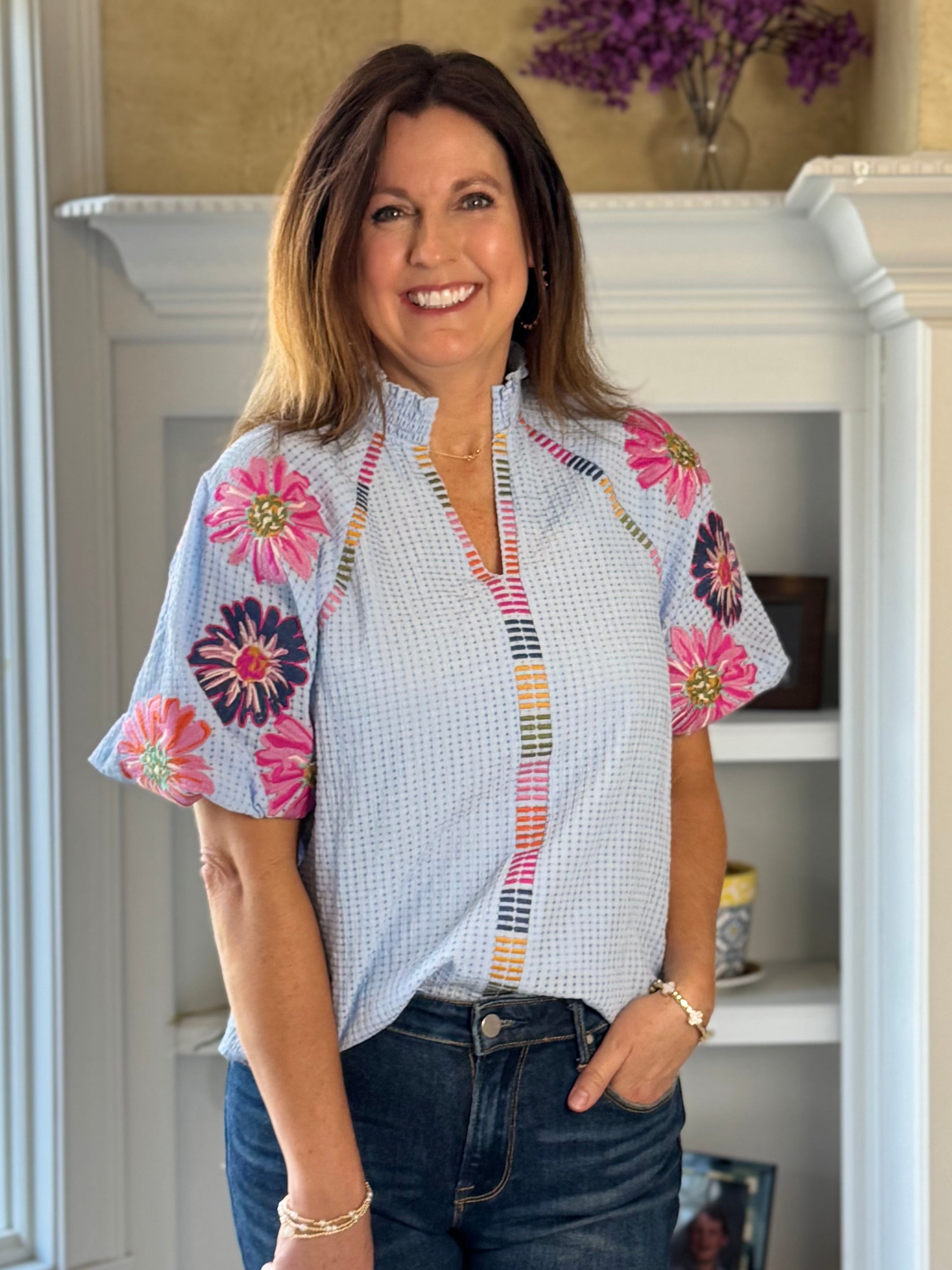 THML Floral Fiesta Top