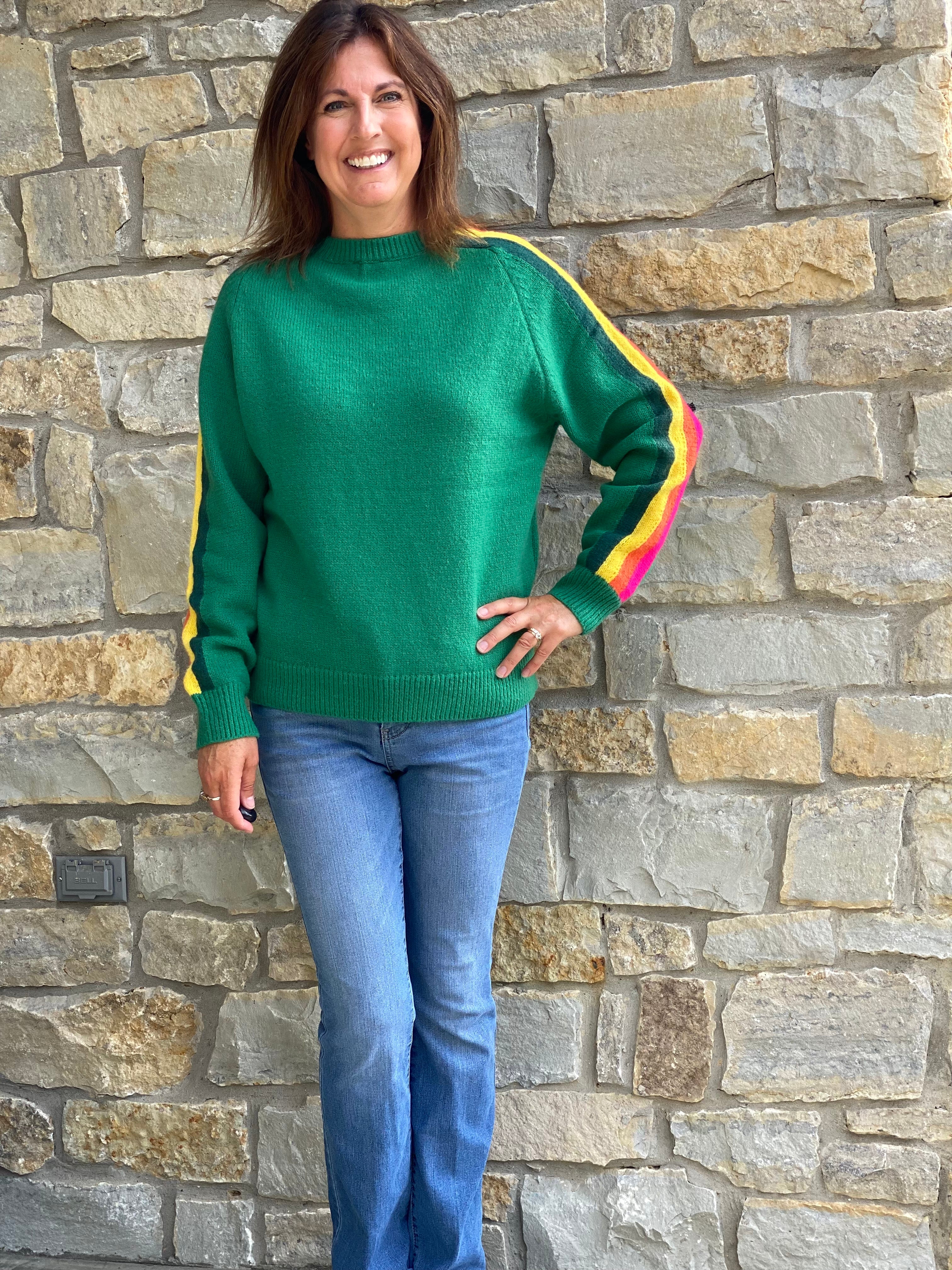 Retro Sweater - Green