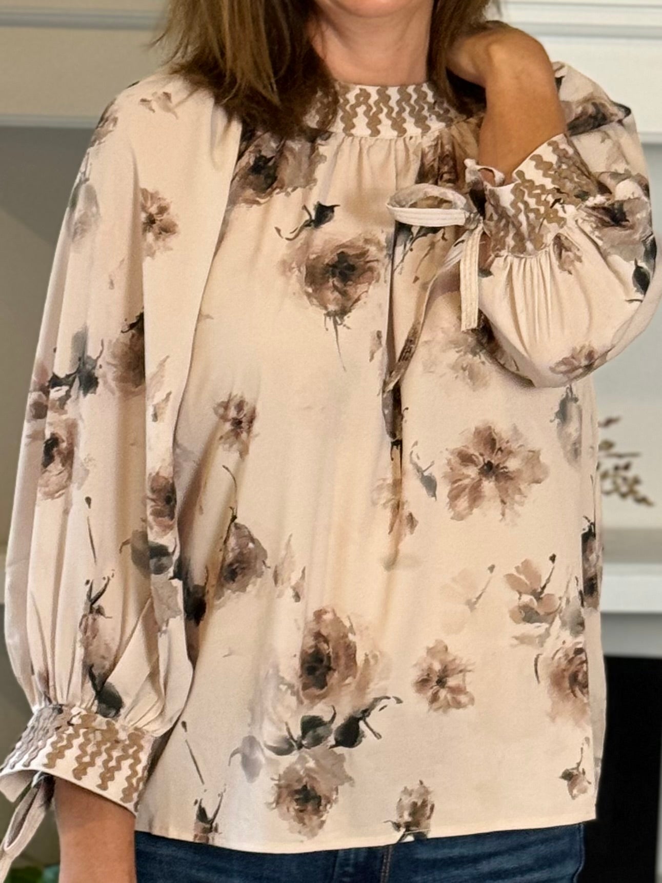 Floral Elegance Blouse