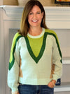 Green Twist Sweater