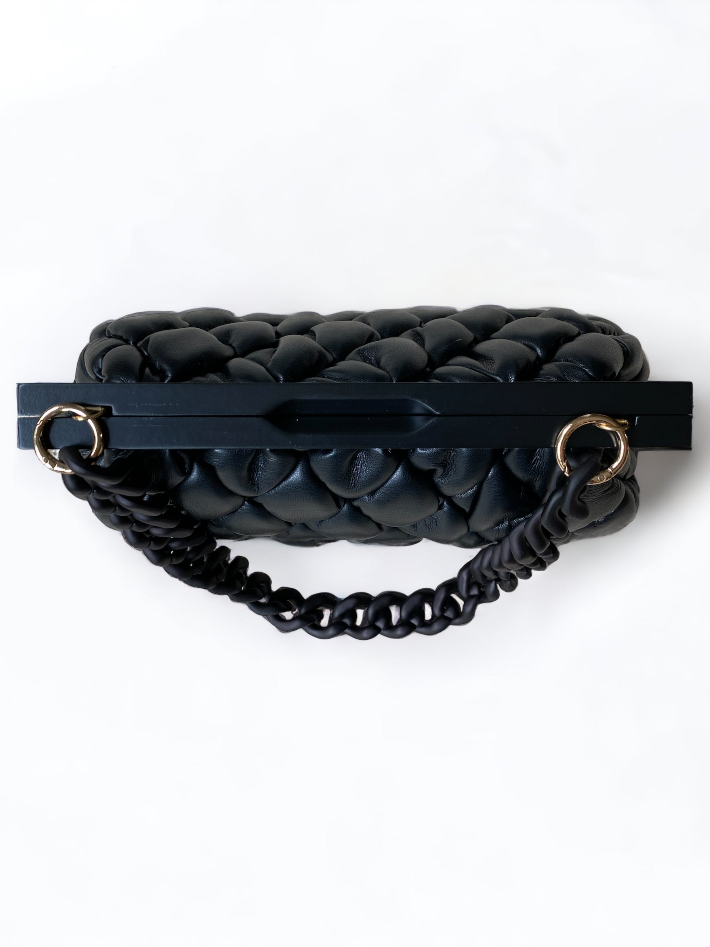 Chain Strap Handbag - Black