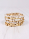 Harmony Bracelet Set - Gold/Silver Matte